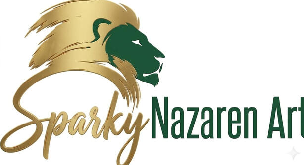 Sparky Nazaren Art Official Logo. Fine Art Prints, Premium Art Prints and AI Generated Gallery. Jorge Vidaurre-Arguello Artist Brand.